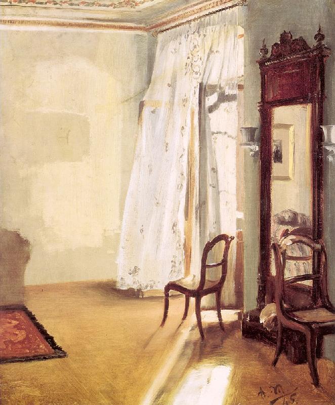 Adolph von Menzel The French Window oil painting image